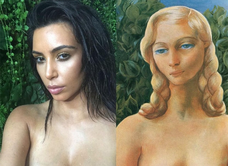 Kim Kardashian vs 经典作品 哪个更对你口味？